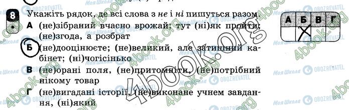 ГДЗ Українська мова 10 клас сторінка Вар.2 (8)